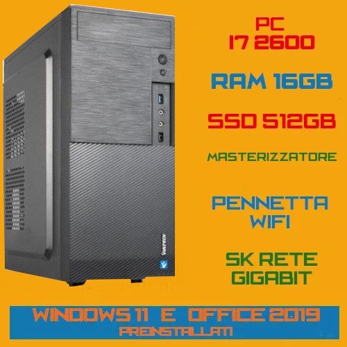 Computer fisso cpu intel i7 - fisso,