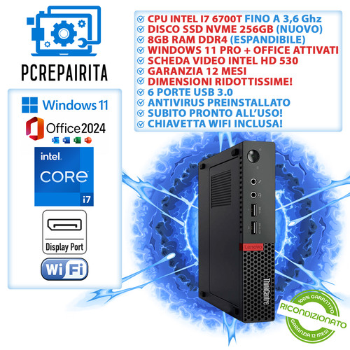 Lenovo thinkcentre m910q - lenovo, mini