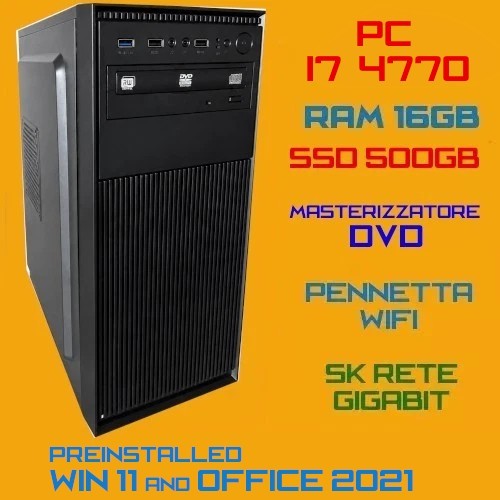 Computer fisso cpu intel - pc,