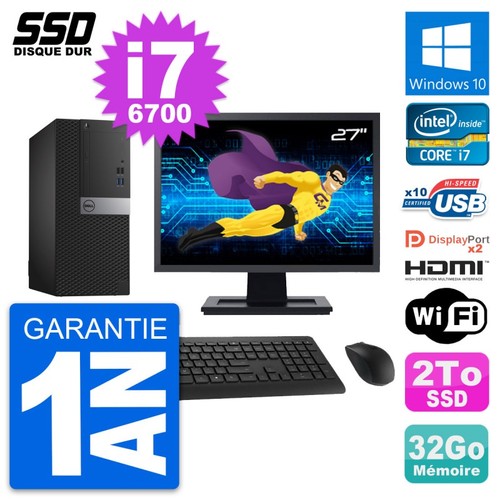 Tour dell 7040 ecran - pc,
