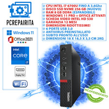 LENOVO MINI PC FISSO COMPUTER