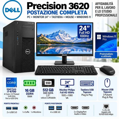 Completo dell precision - pc,